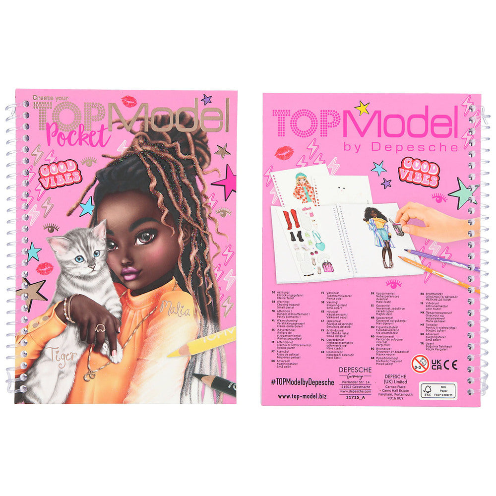 Lommemalebog TOPModel 3D