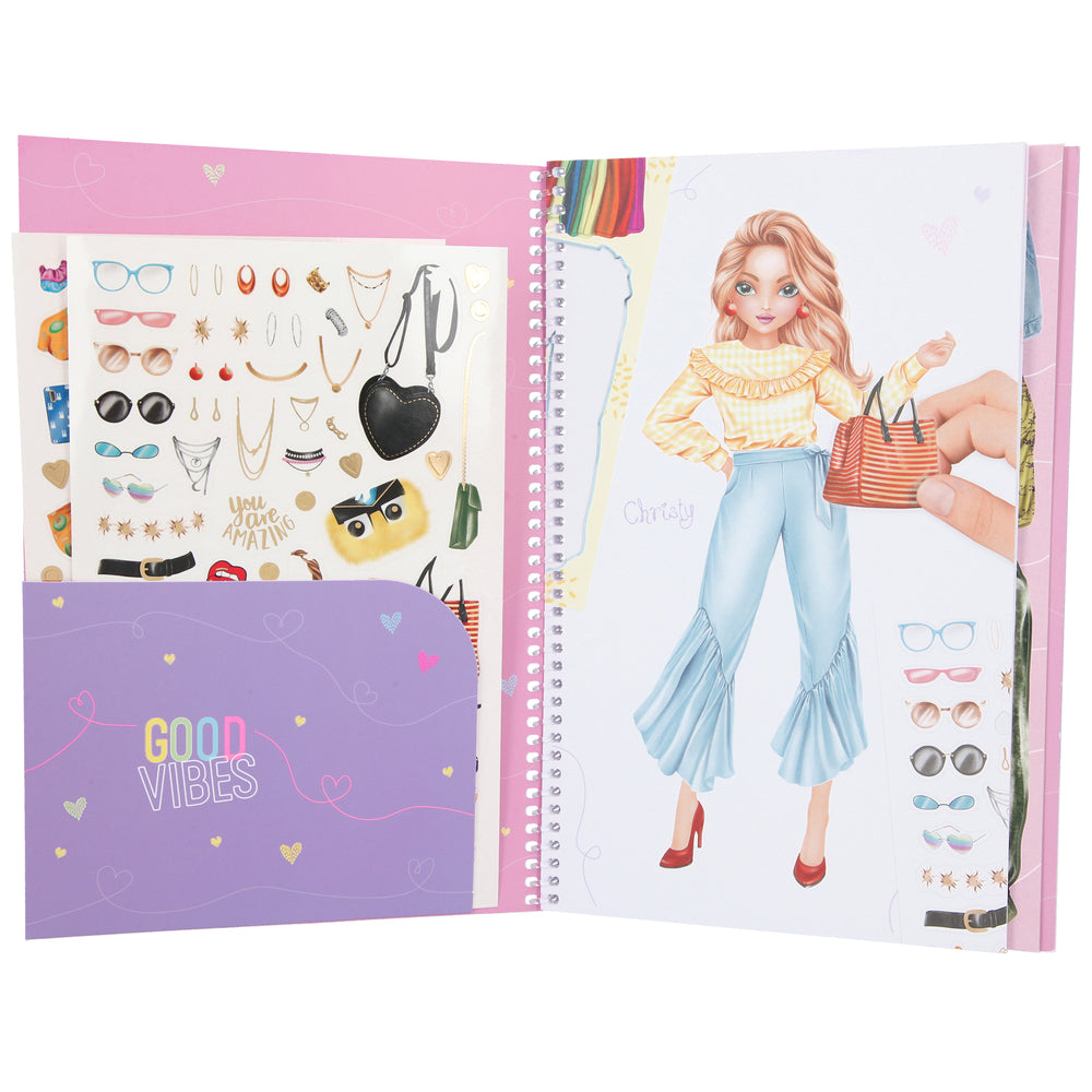 Stickerbog TOPModel Dress me up stor
