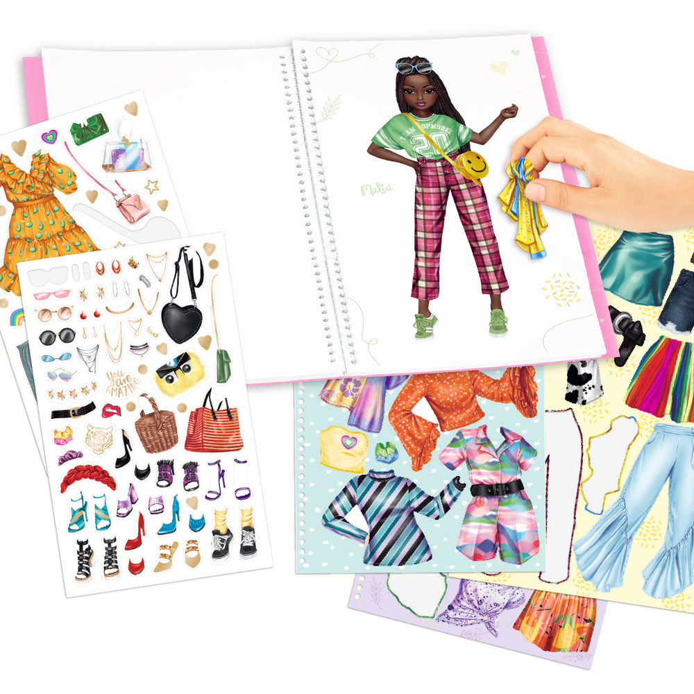 Stickerbog TOPModel Dress me up stor