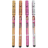 Topmodel gelpensæt glitter metallic