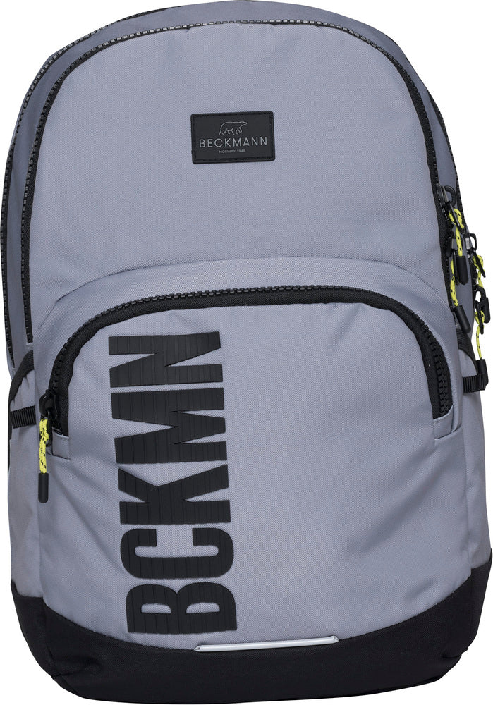 Skoletaske Beckmann mellemtrin sport junior grey 30 liter