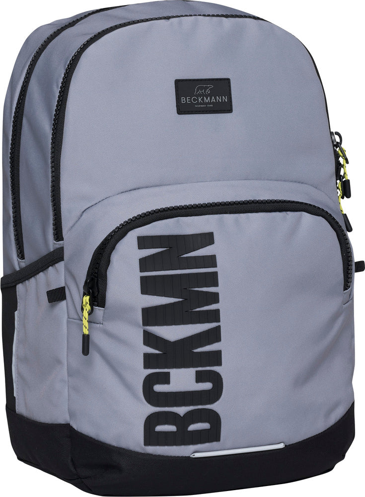 Skoletaske Beckmann mellemtrin sport junior grey 30 liter