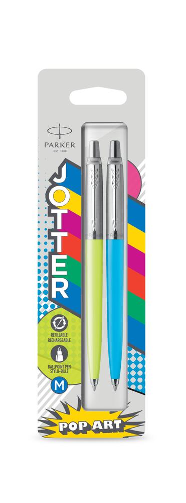 Parker Jotter lime/blå m/refill