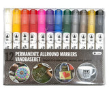 Allround permanente 12 stk. vandbaserede farver
