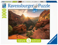 Puslespil Zion Canyon USA 1000 brikker