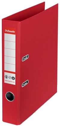 Brevordner Esselte No1 pap CO² neutral A4 50 mm ryg Rød