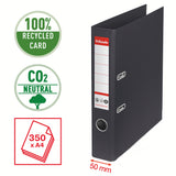 Brevordner Esselte No1 pap CO² neutral A4 50 mm ryg Sort