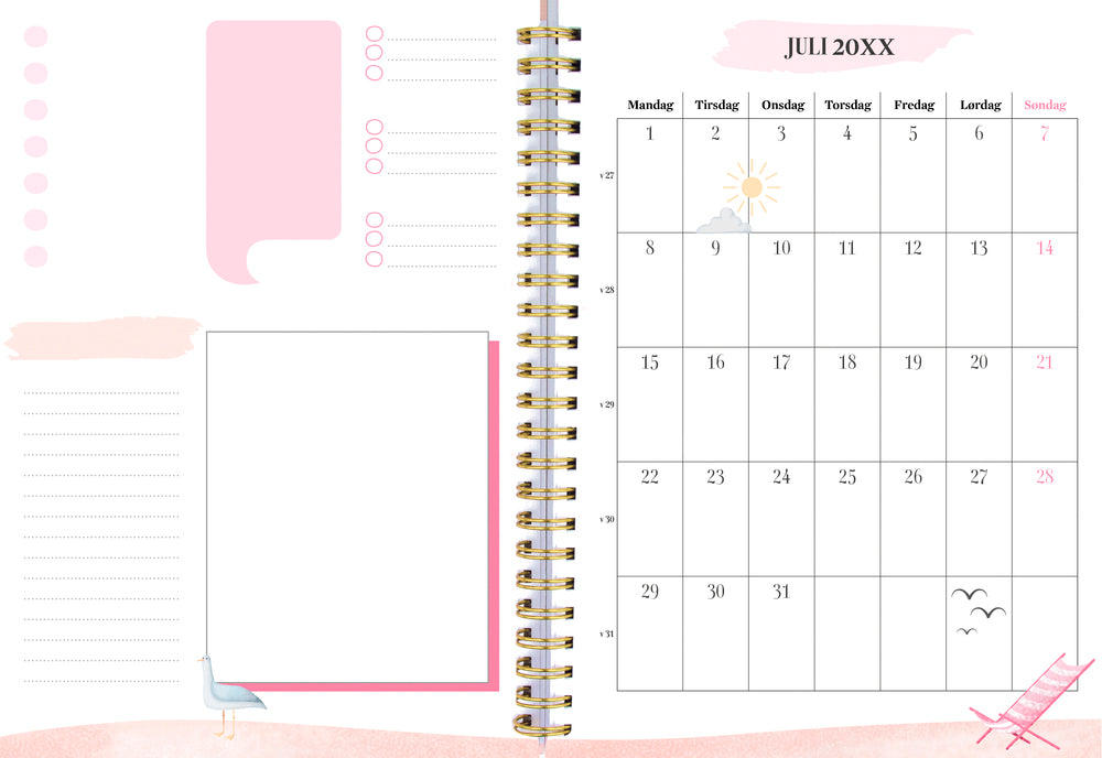 Mayland 22/23 A5 life planner uge