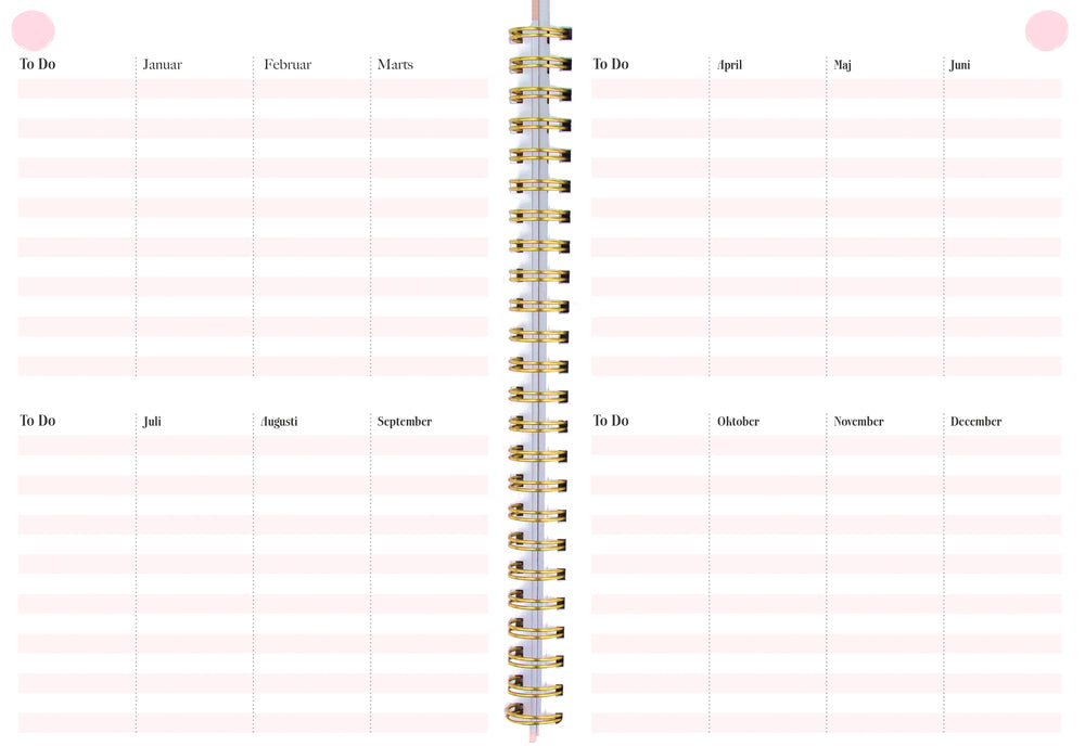 Mayland 22/23 A5 life planner uge