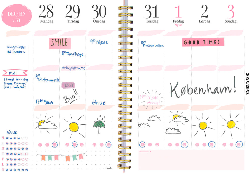 Mayland 22/23 A5 life planner uge