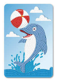 Diamond Art Delfin m/bold 10 x 15 cm
