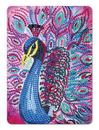 Diamond Art Påfugl 13 x 18 cm