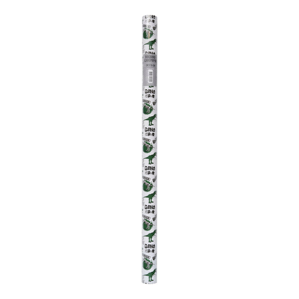 Bogbind/gavepapir dinosaur 70cmx2m 80 g