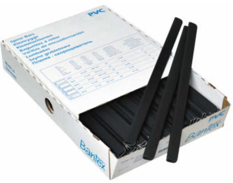 Klemrygge A4 15 mm sort /100 stk