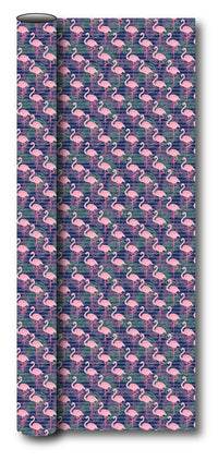 Bogbind/gavepapir flamingo 70cmx2m 80 g
