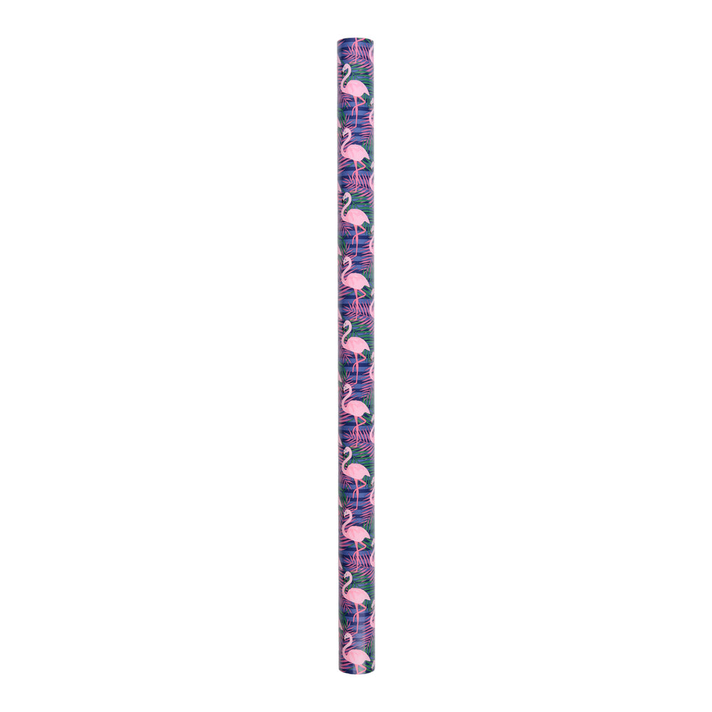 Bogbind/gavepapir flamingo 70cmx2m 80 g