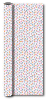 Bogbind/gavepapir blomst 70cmx2m 80 g