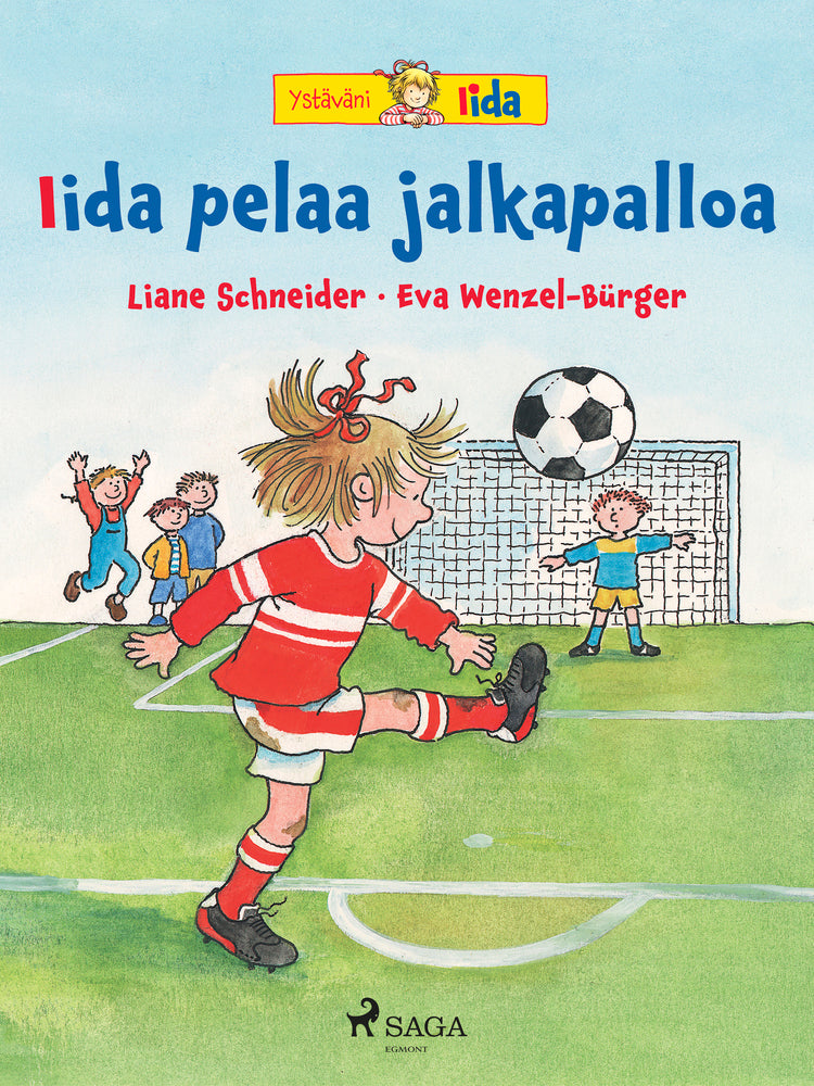 Iida pelaa jalkapalloa