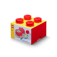 LEGO opbevaringskasse 4 rød