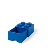 LEGO opbevaringskasse med skuffe 4 blå