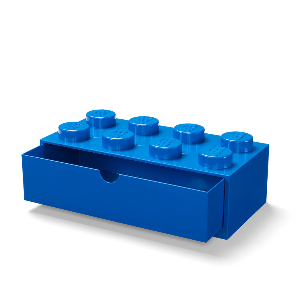 LEGO skrivebordsopbevaringskasse 8 - blå