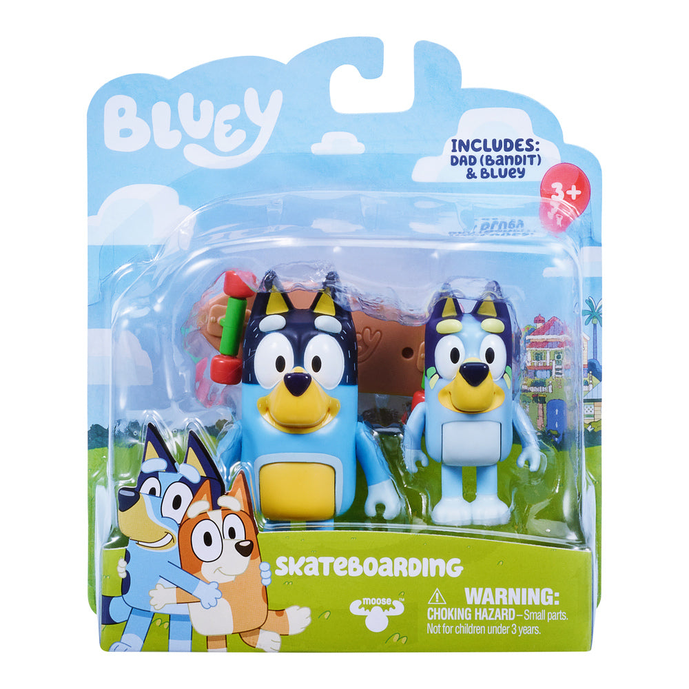 Bluey figurer 2-pak asst
