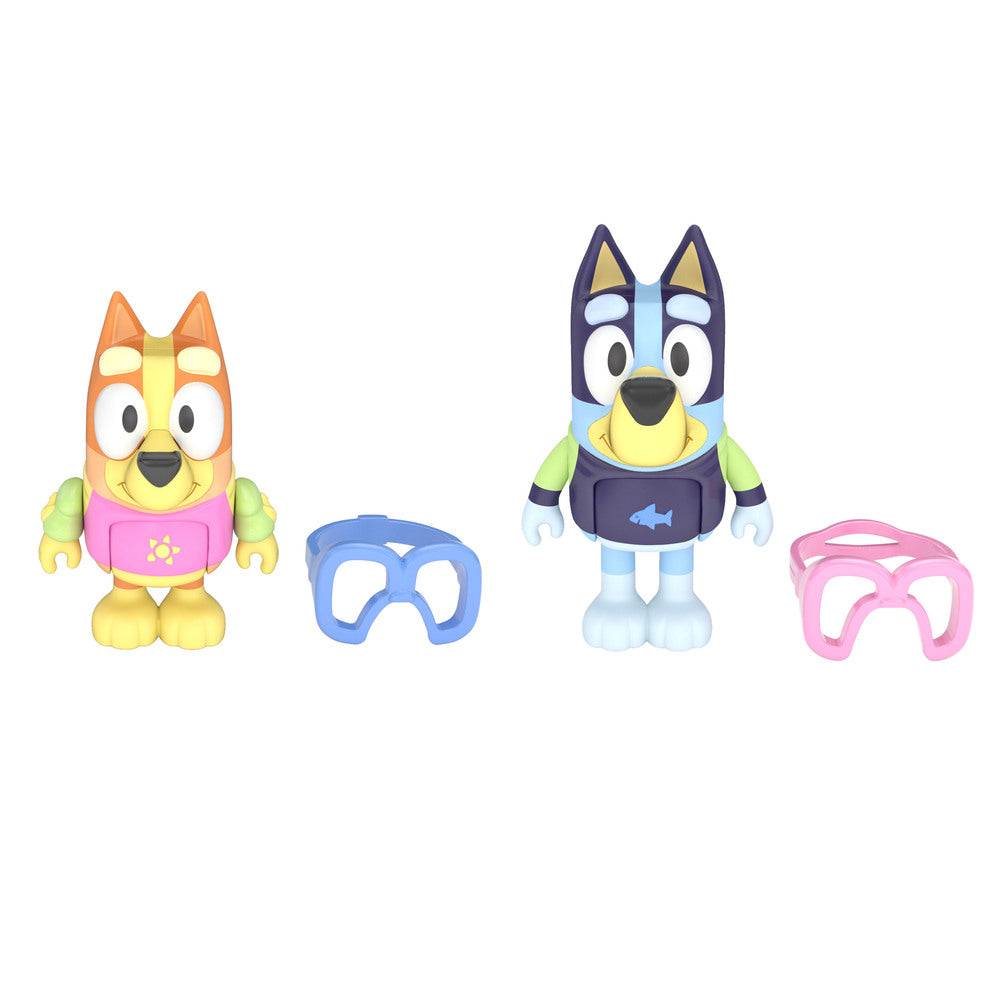 Bluey figurer 2-pak asst
