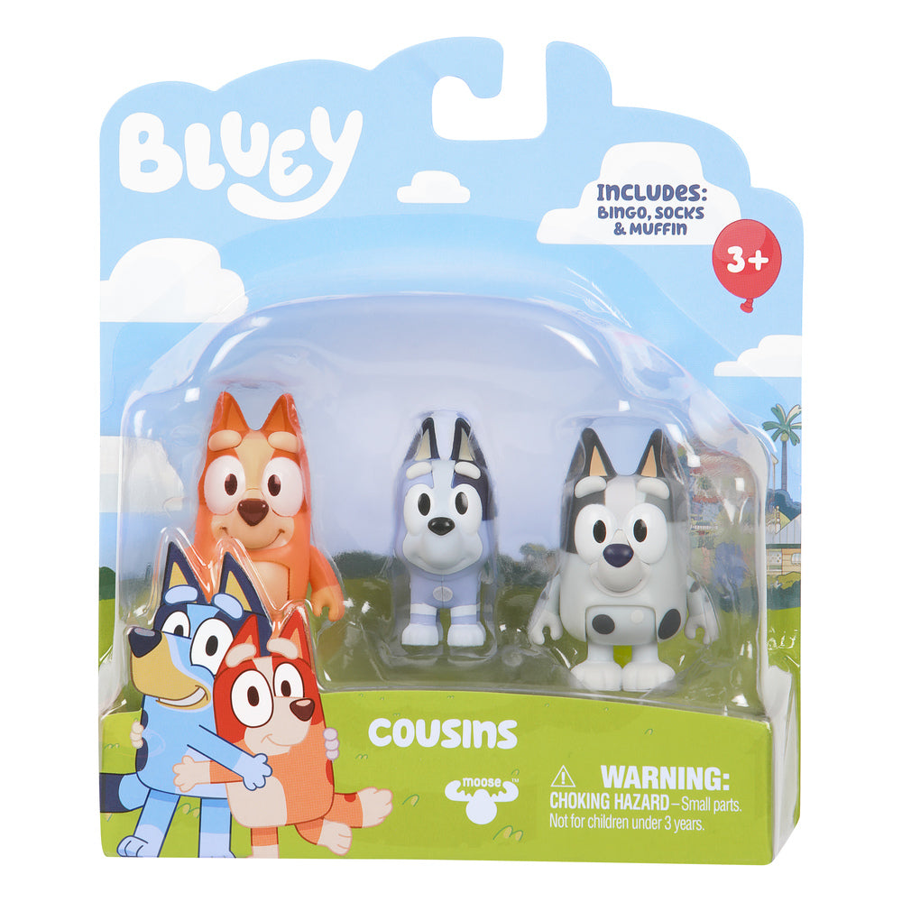 Bluey figurer 2-pak asst