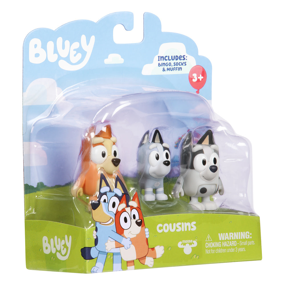 Bluey figurer 2-pak asst