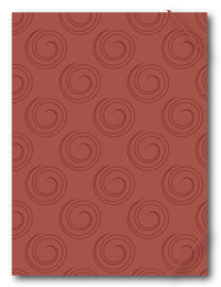 Elastikmappe a4 rust m/lak spiral design