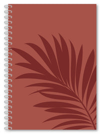 Notesbog spiral a5 linjeret rust m/lak blad