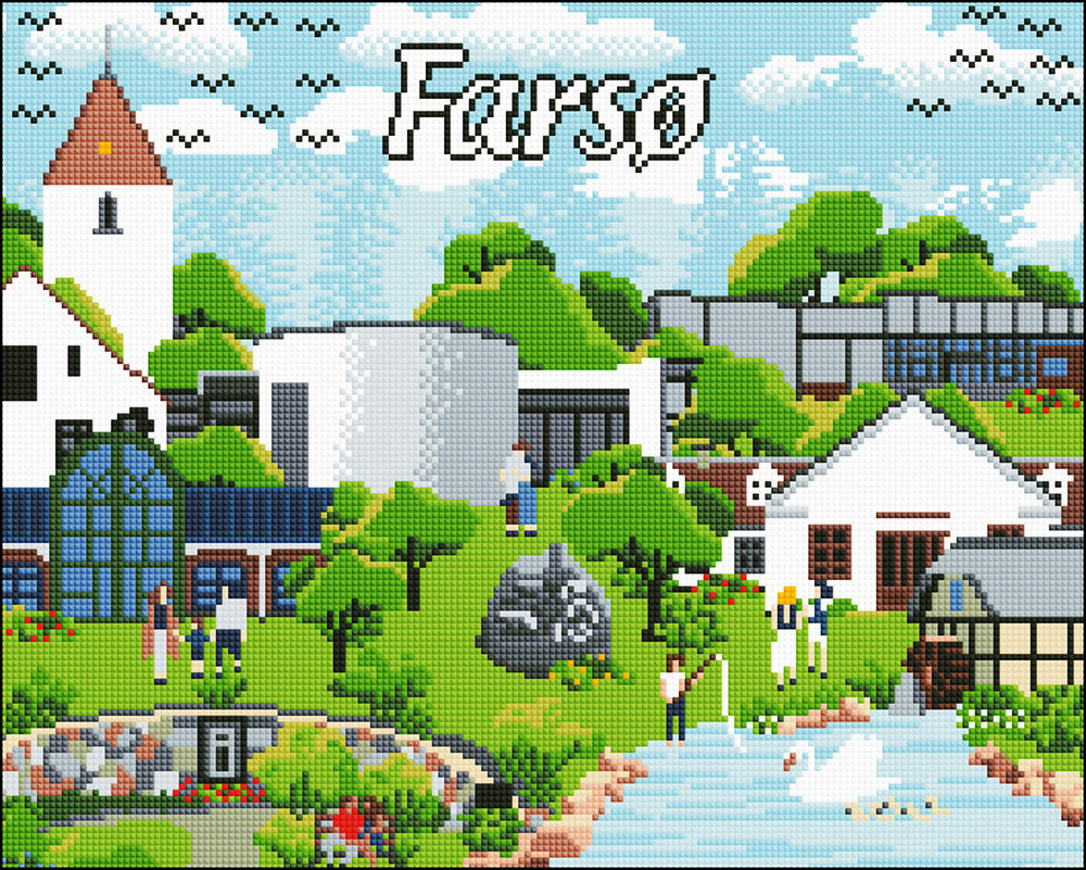 Diamond Art Farsø 40 x 50 cm