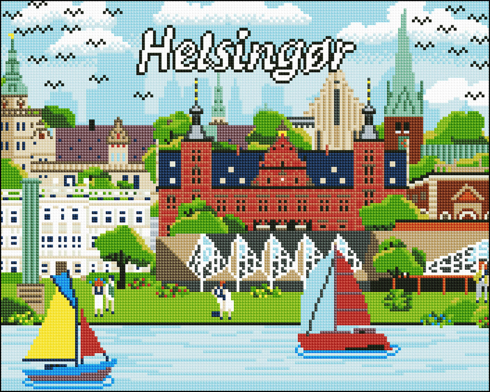 Diamond Art Helsingør 40 x 50 cm