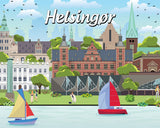 Diamond Art Helsingør 40 x 50 cm