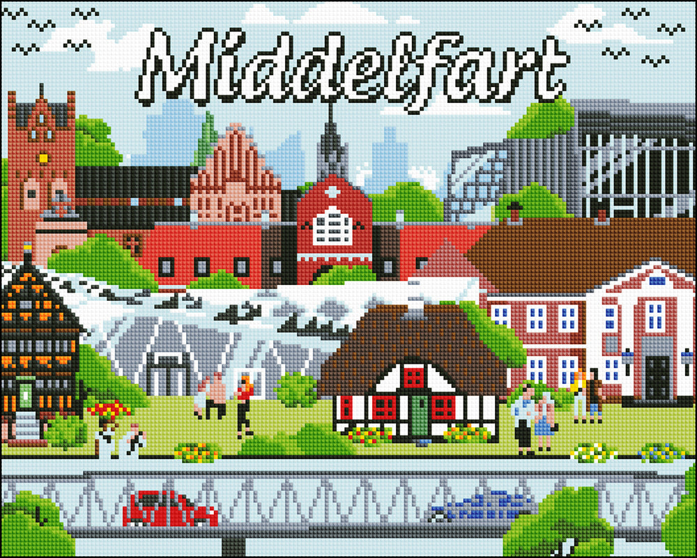 Diamond Art Middelfart 40 x 50 cm