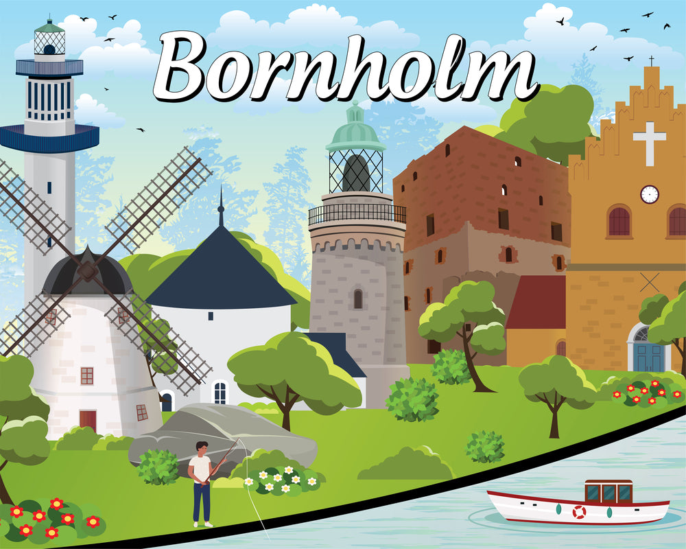 Diamond Art Bornholm 40 x 50 cm