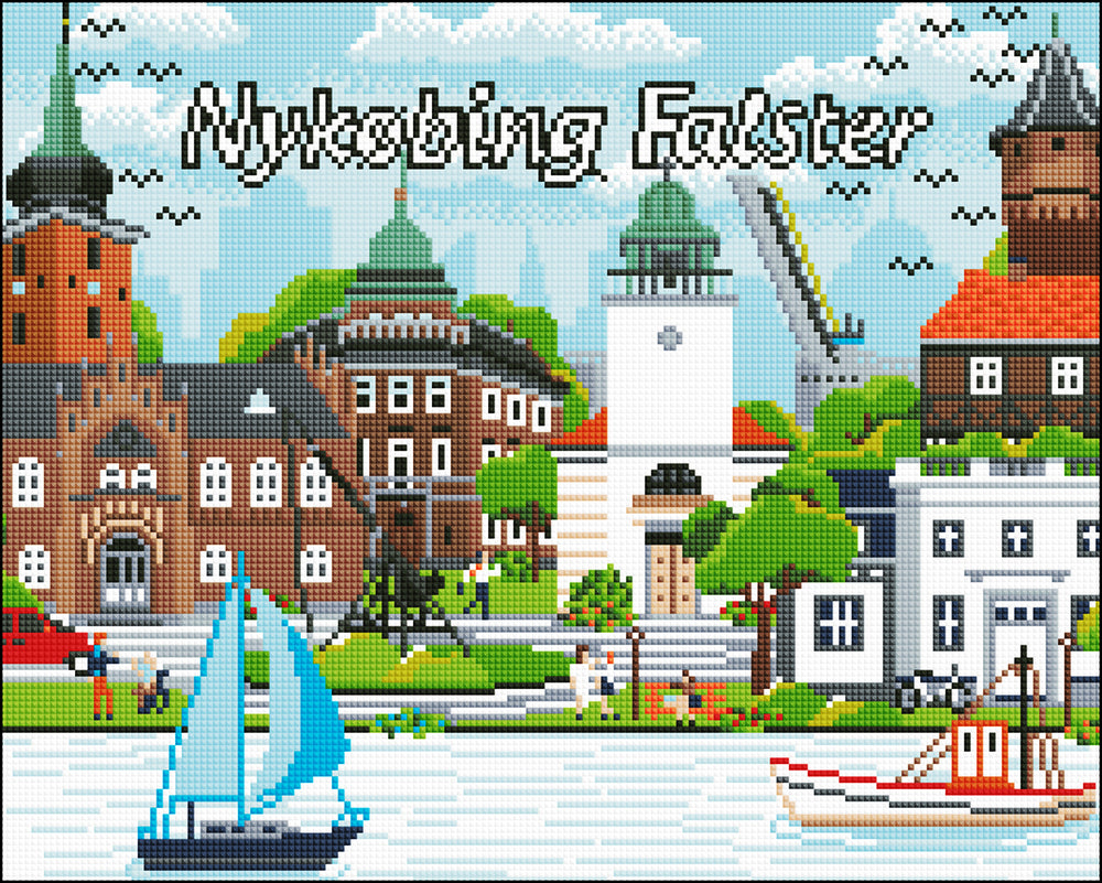 Diamond Art Nykøbing Falster 40 x 50 cm