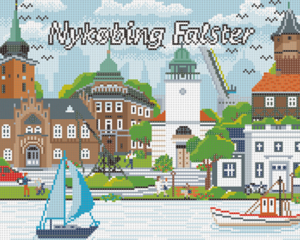 Diamond Art Nykøbing Falster 40 x 50 cm