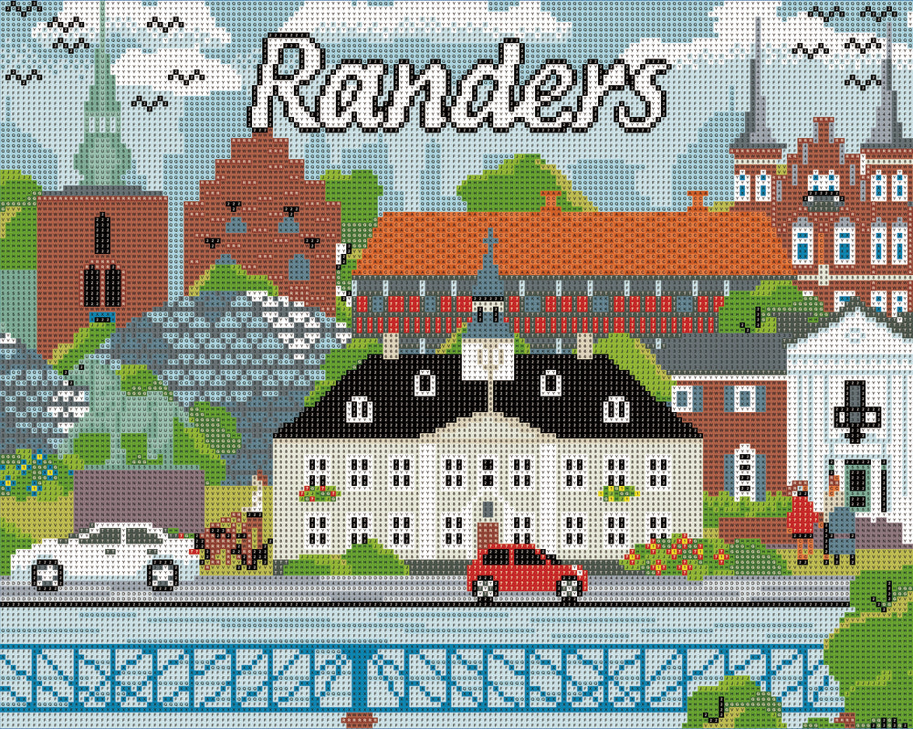 Diamond Art Randers 40 x 50 cm