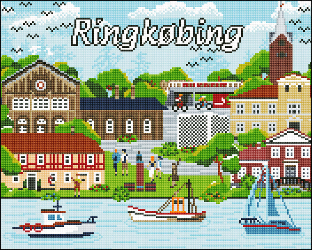 Diamond Art Ringkøbing 40 x 50 cm