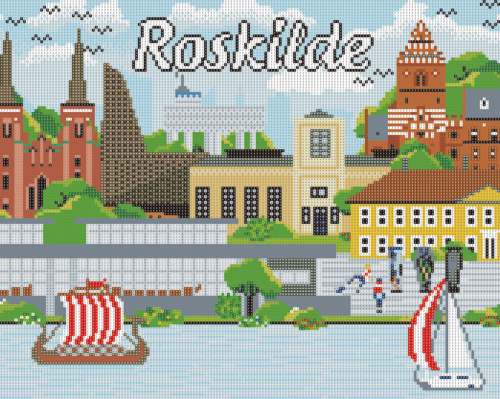 Diamond Art Roskilde 40 x 50 cm