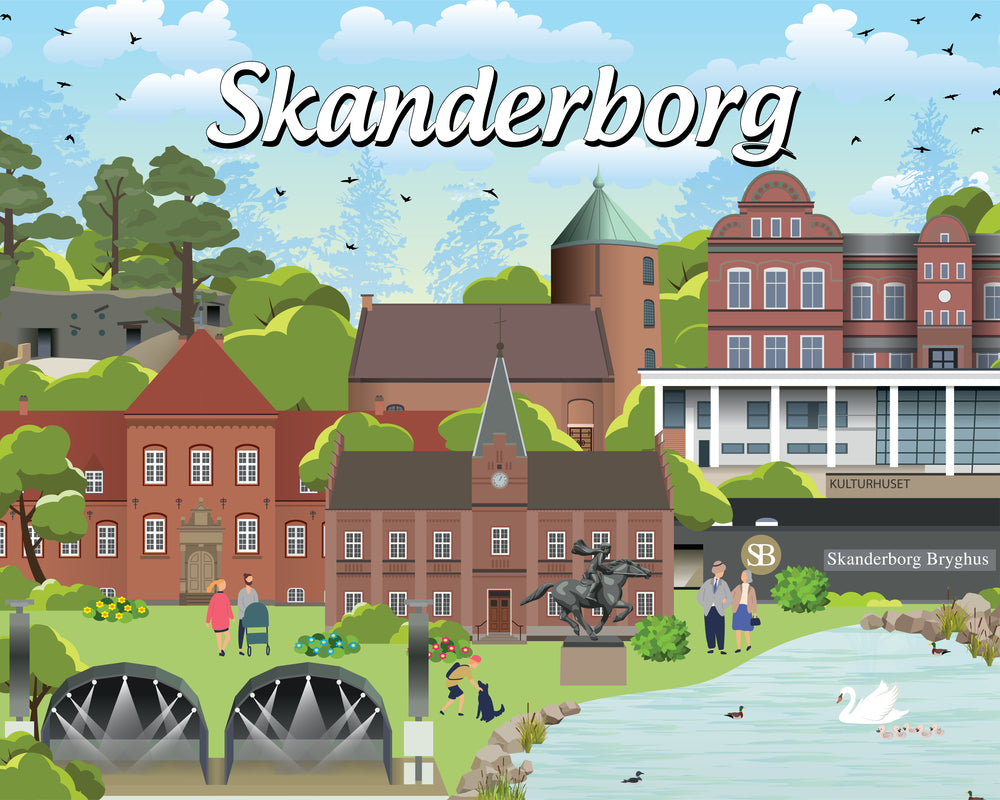 Diamond Art Skanderborg 40 x 50 cm