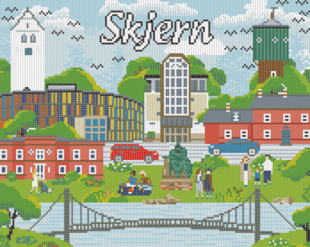 Diamond Art Skjern 40 x 50 cm