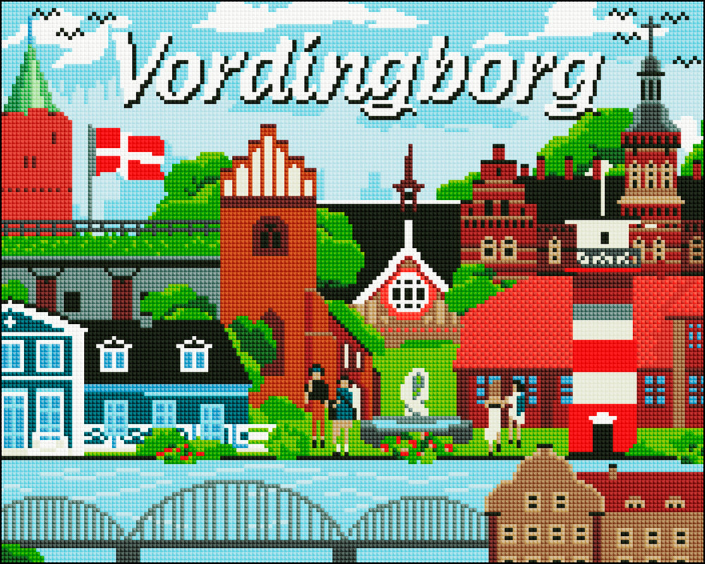 Diamond Art Vordingborg 40 x 50 cm