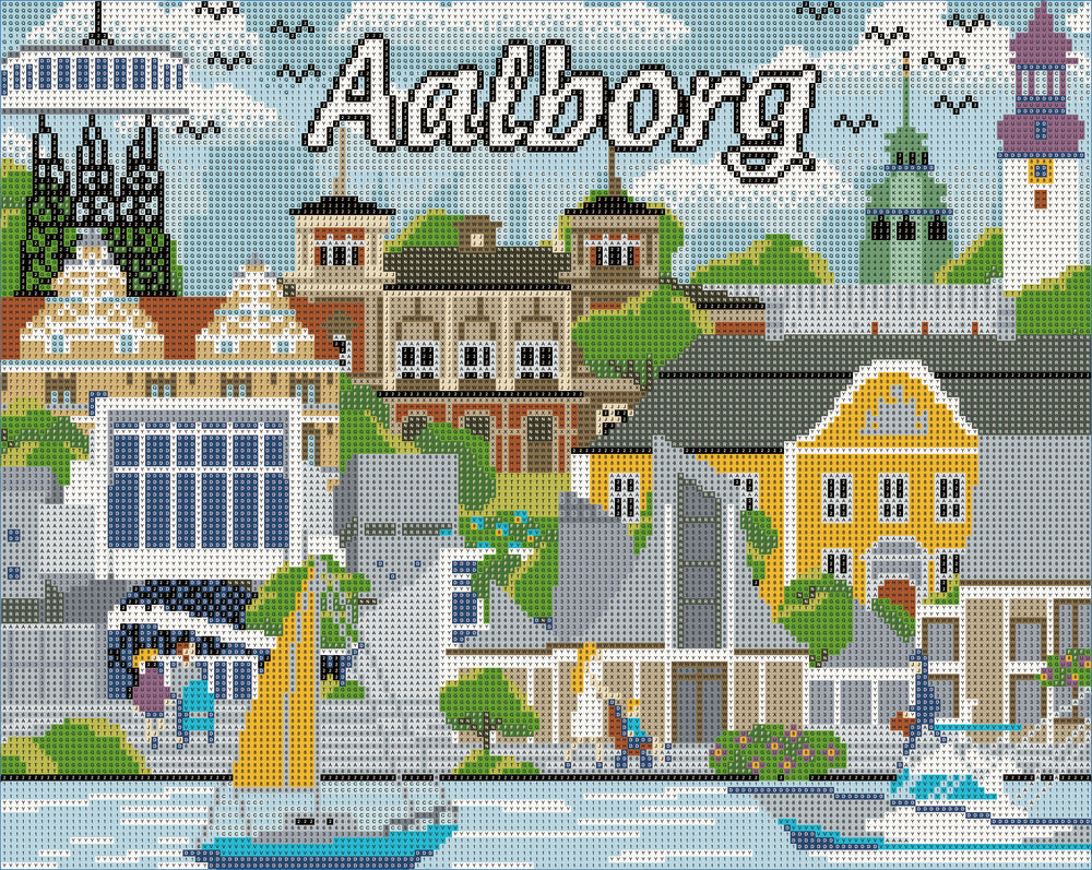 Diamond Art Aalborg 40 x 50 cm