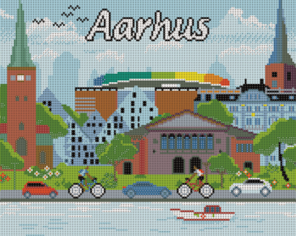 Diamond Art Aarhus 40 x 50 cm