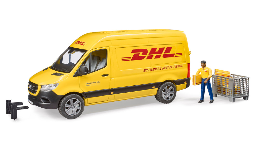 Bruder MB Sprinter DHL med chauffør