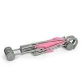 Paraply dukke klapvogn pink