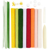 Crepepapirblomster Start DIY Kit ass. farver