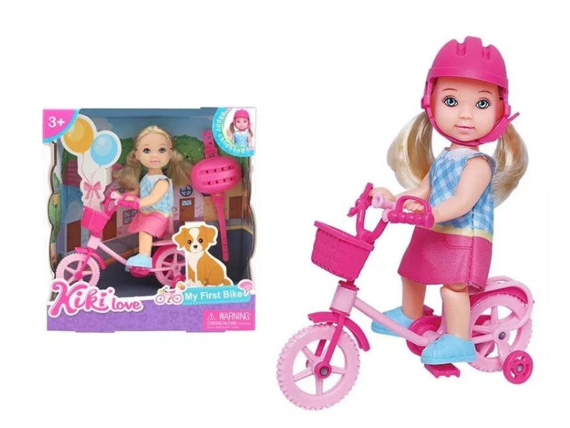 KIKI LOVE DUKKE OG CYKEL